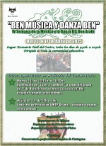 cartel IV semana musica danza